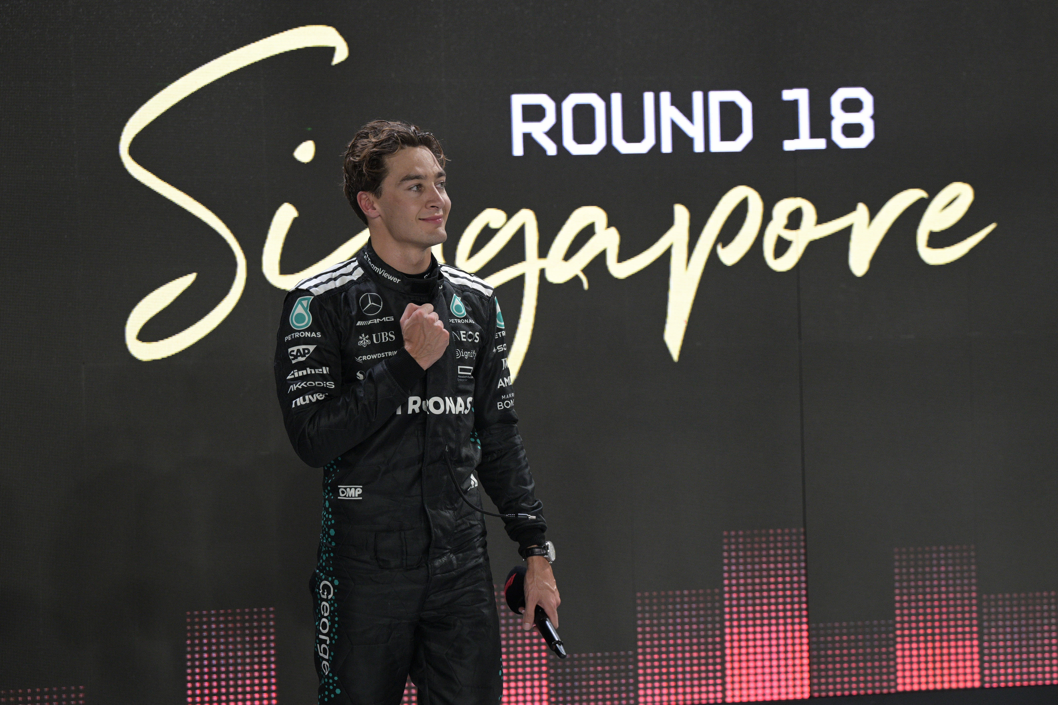 关于梅赛德斯绝杀索伯车队，拉塞尔惊艳四座的信息