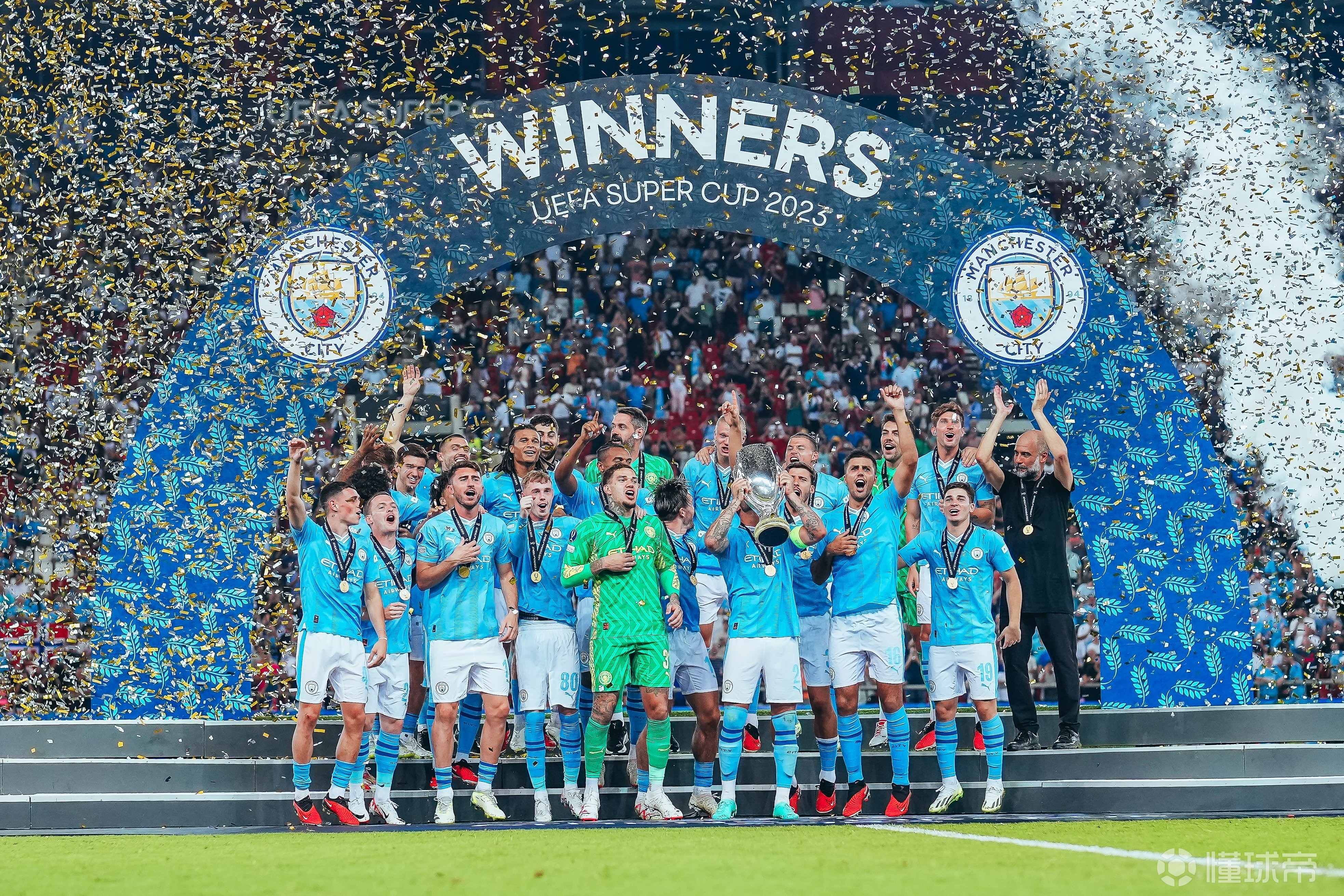 关于曼城再度夺冠，欧冠冠军气势如虹的信息