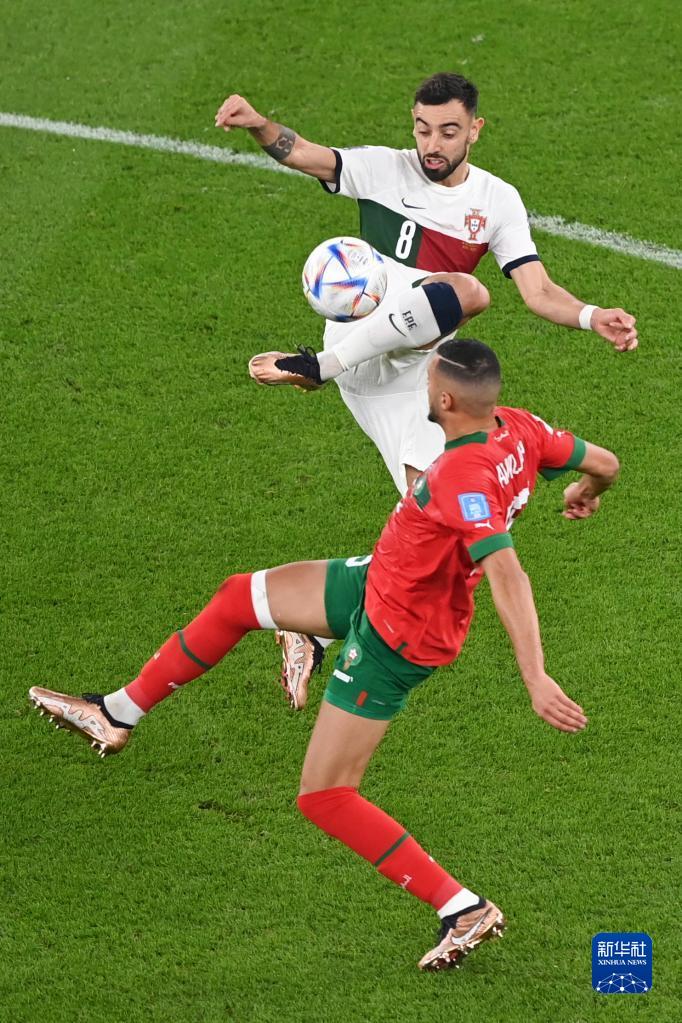 摩洛哥球员在赛场上展现实力 摩洛哥球员在赛场上展现实力