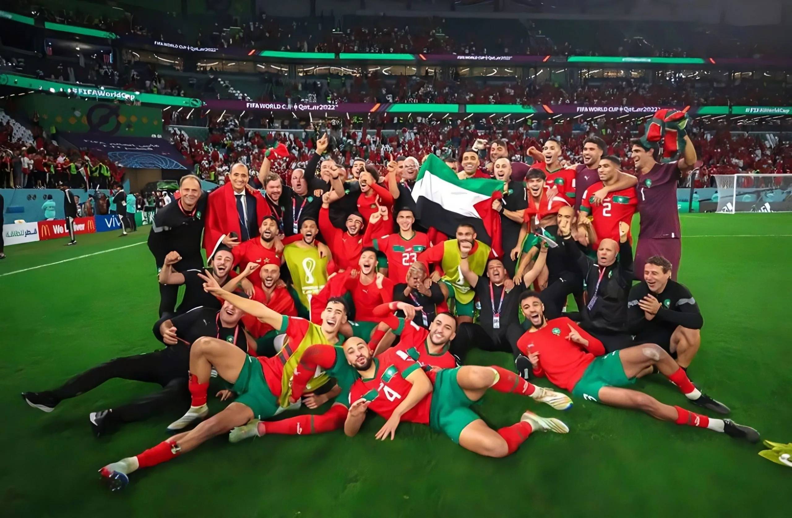 摩洛哥球员在赛场上展现实力 摩洛哥球员在赛场上展现实力